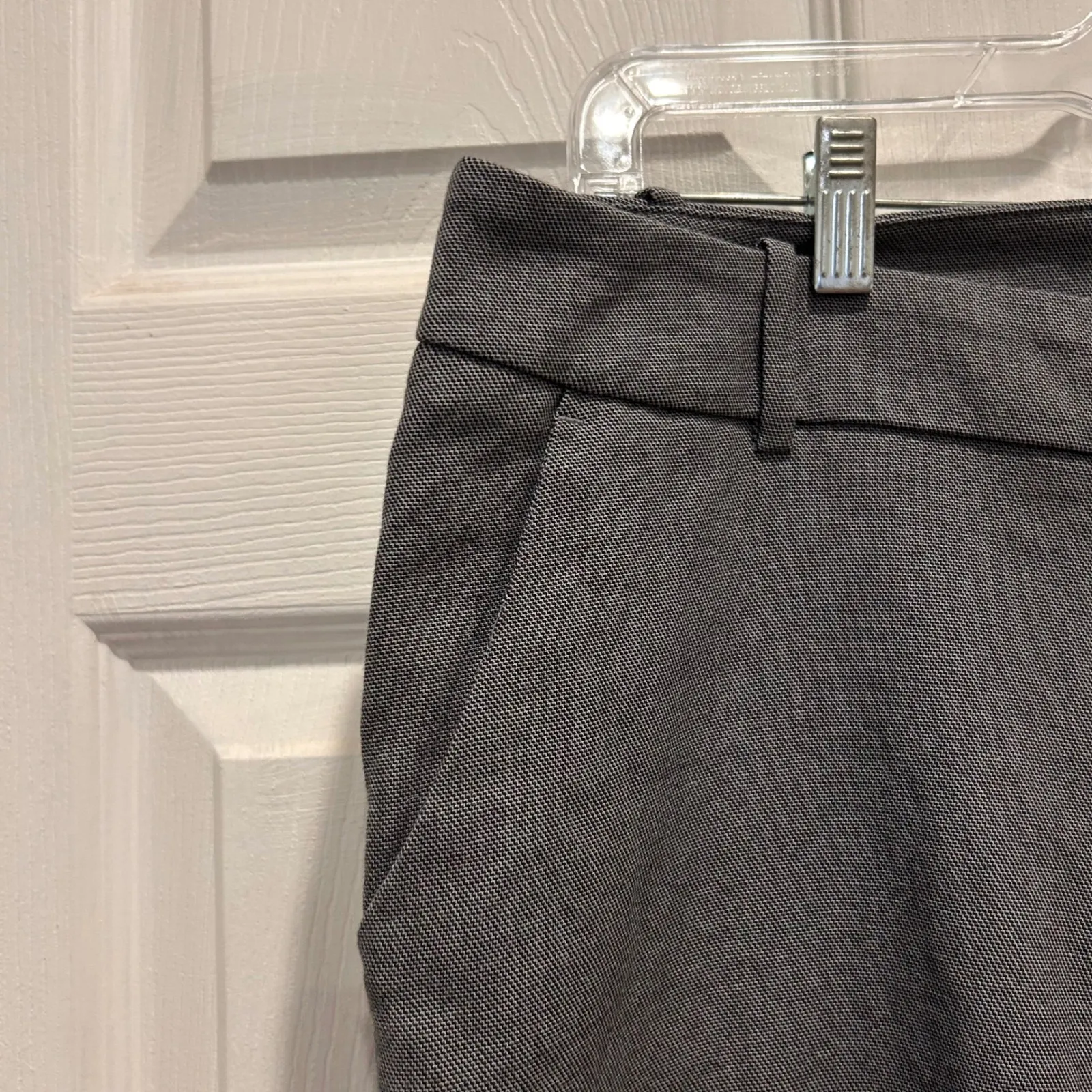 A New‎ Day Women's Size 14 Gray Stretch Cropped Dress Pants Career Casual - Image 2