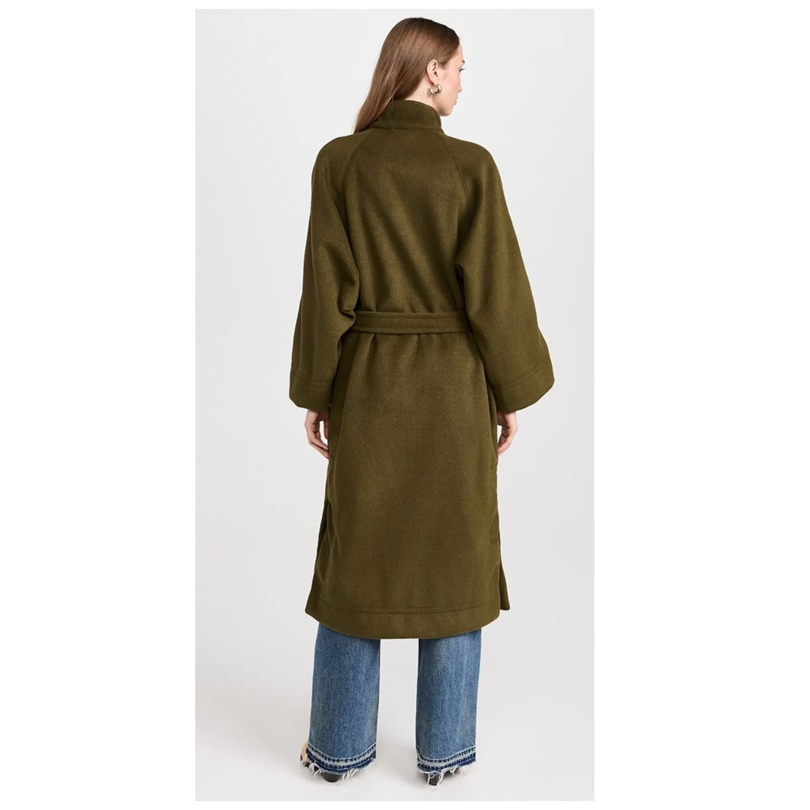 Free People Alma Long Duffle Coat Size Medium - Image 3