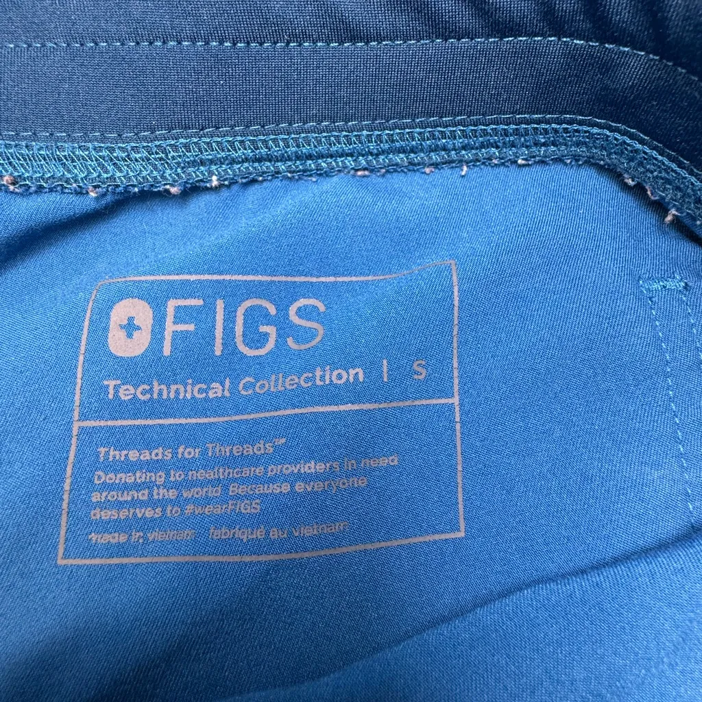 FIGS Technical Collection Scrub Pants - Teal Blue
Size: S - Image 4