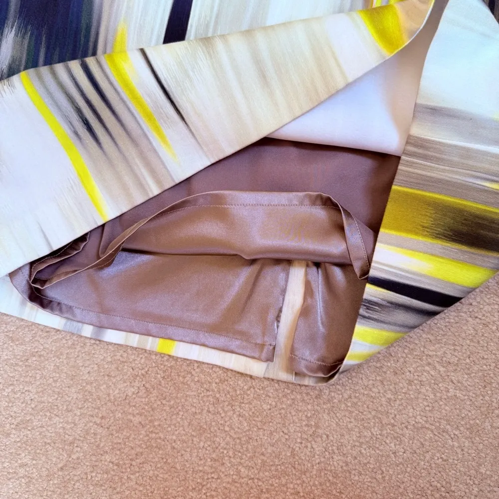 Elie Tahari Sleeveless Watercolor Sheath Dress Womens 6 - Image 6