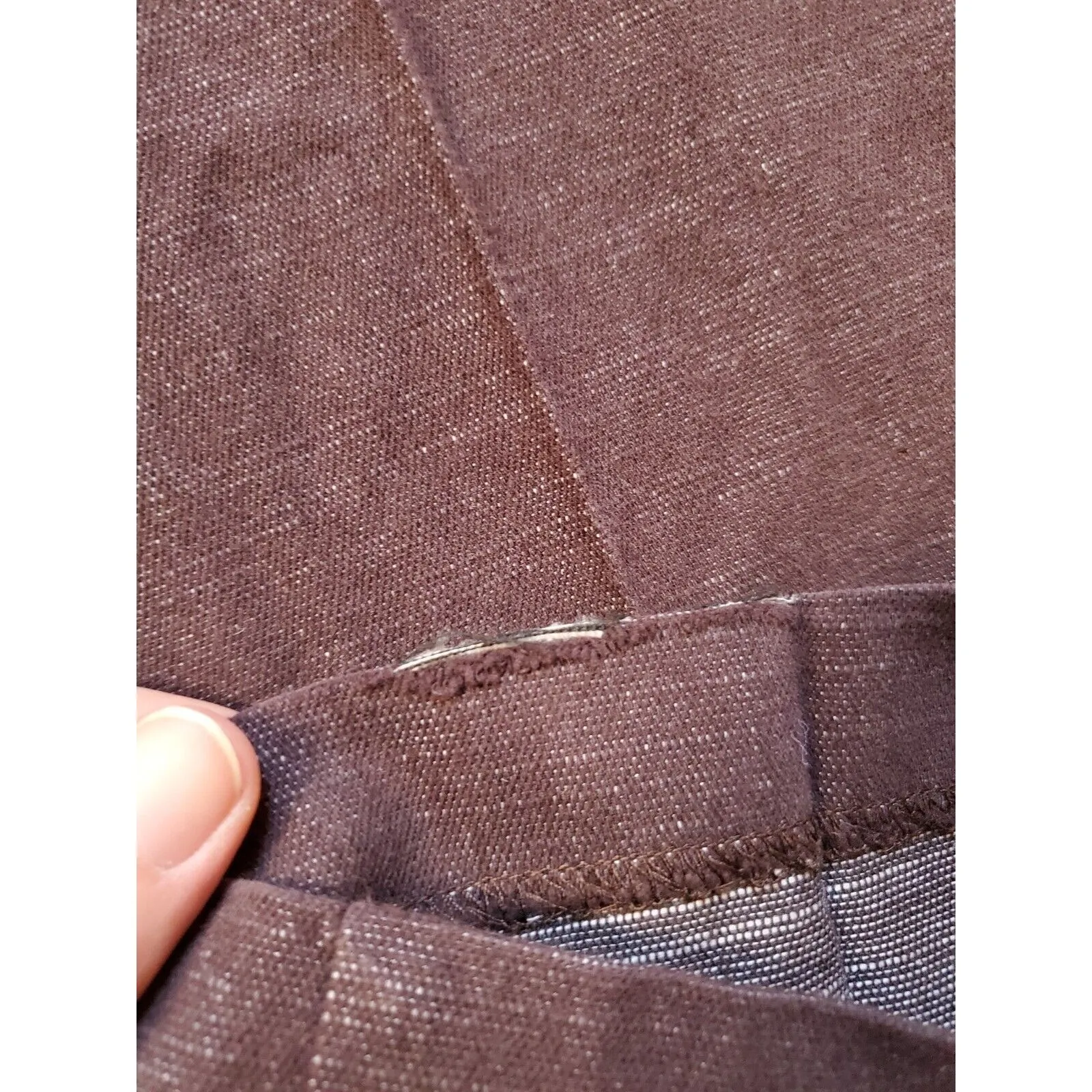 BCX Pants Women 5 Brown Mid Rise Bootcut Wide Leg Flare Trousers Y2K 2000s - Image 5