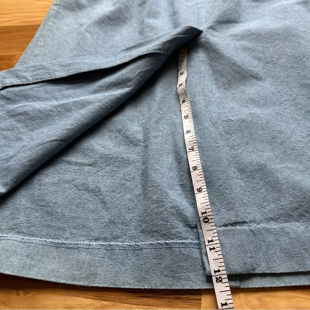 Talbots Vintage Deadstock NWT Denim Skirt 14P Light Wash Pleated Cottagecore - Image 16