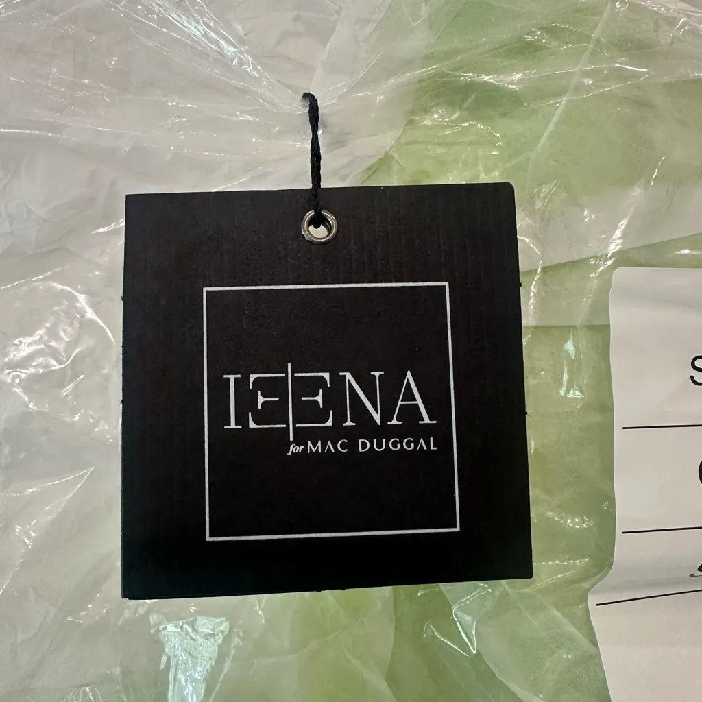 MAC DUGGAL 56005 Dress Size 4 Evening Gown NEW Lime Green Strapless Ruched - Image 10