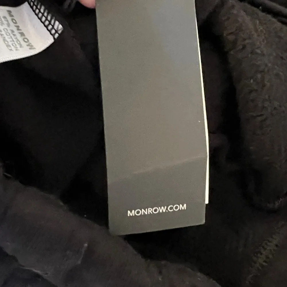 Monrow Thick‎ Black Sweatpants nwt Size XS - Image 7