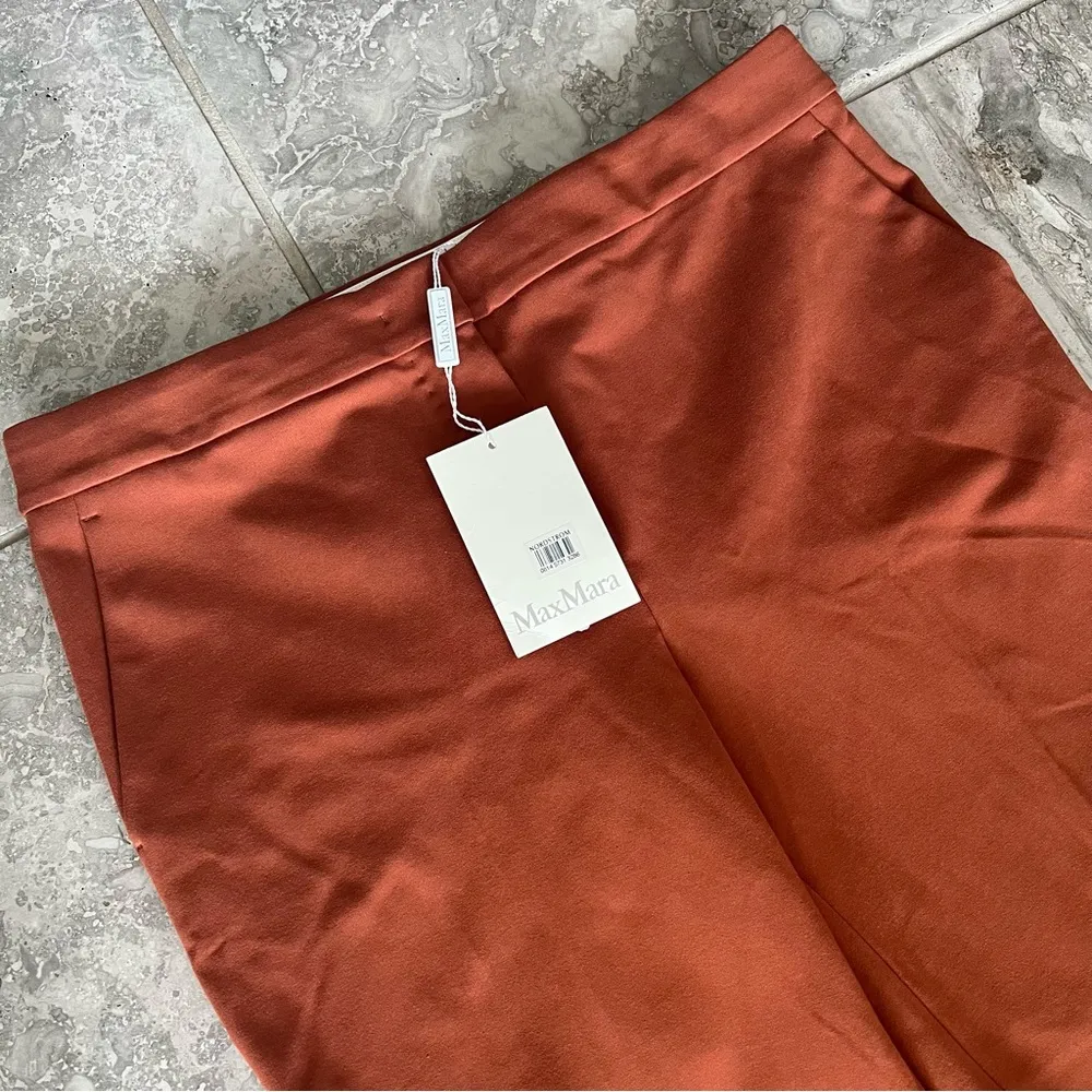 MaxMara Pegno Straight Leg Pants (Made in Italy) , Size 16 Retail $595 - Image 9