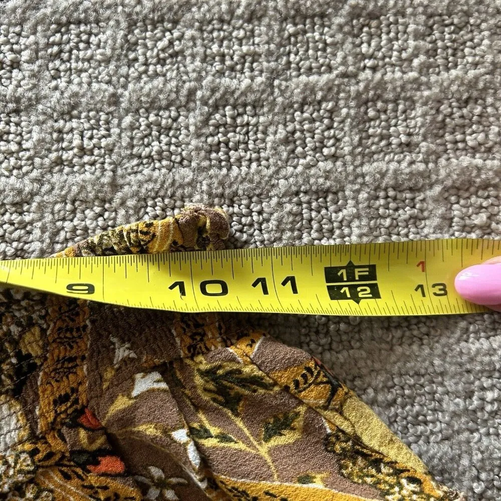 Rachel Zoe Ruffle Tiered Mini Skirt Womens Small S Floral Boho Fairy Peasant - Image 3