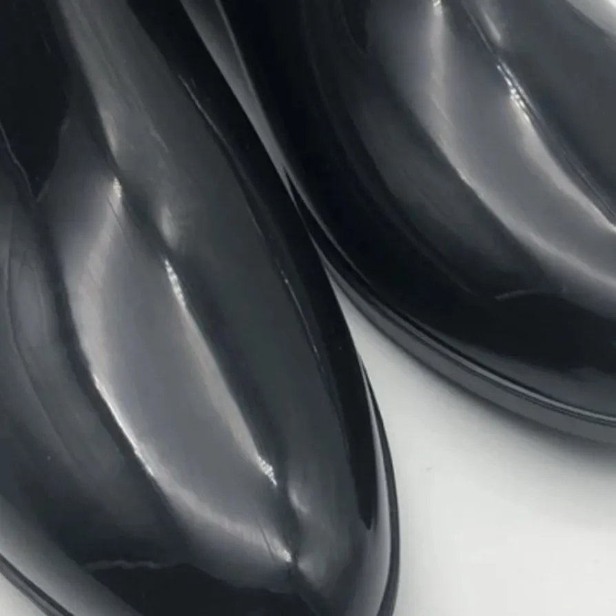 SEVEN 7 Black Ankle Rain Boots. Size 10 - Image 2