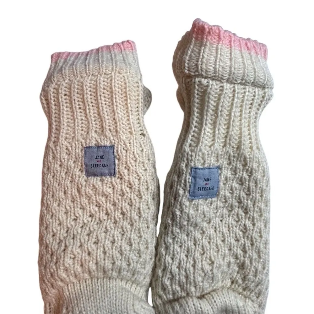 Jane & Bleecker Pair Slipper Knit Faux Socks Cat Fleece Fuzzy Warm Gift - Image 6