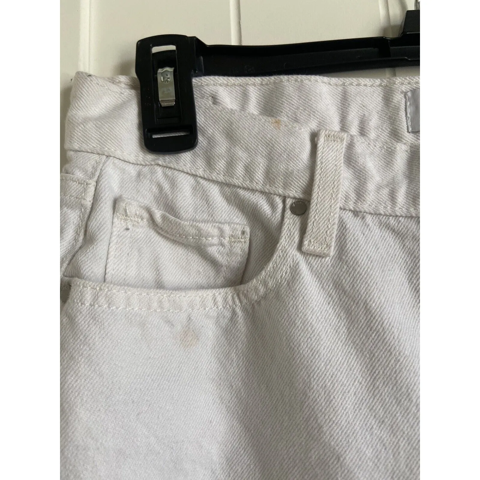 RSQ Womens Jeans Sz 26 White Low Rise Flare‎ Denim 100% Cotton - Image 3