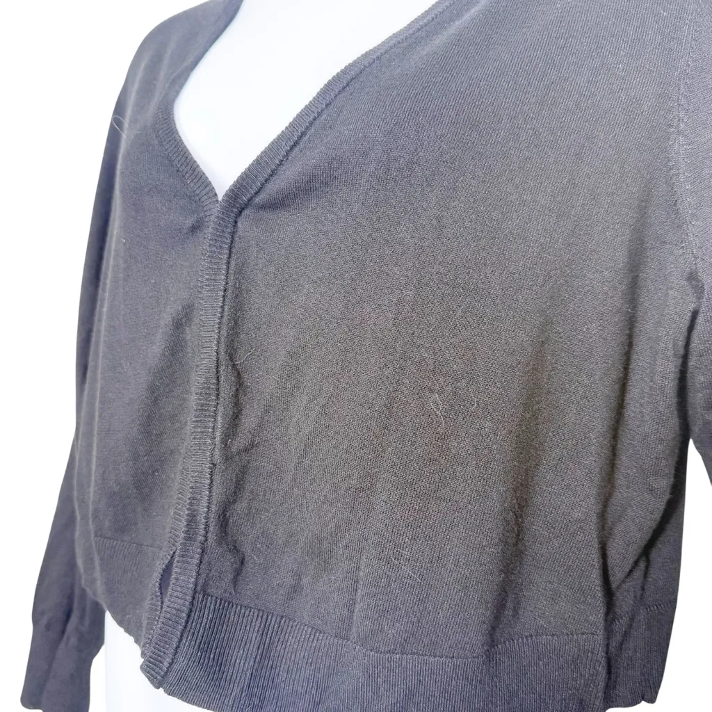 Torrid Fitted Long Sleeve Shrug Sweater size‎ 1 - Image 6