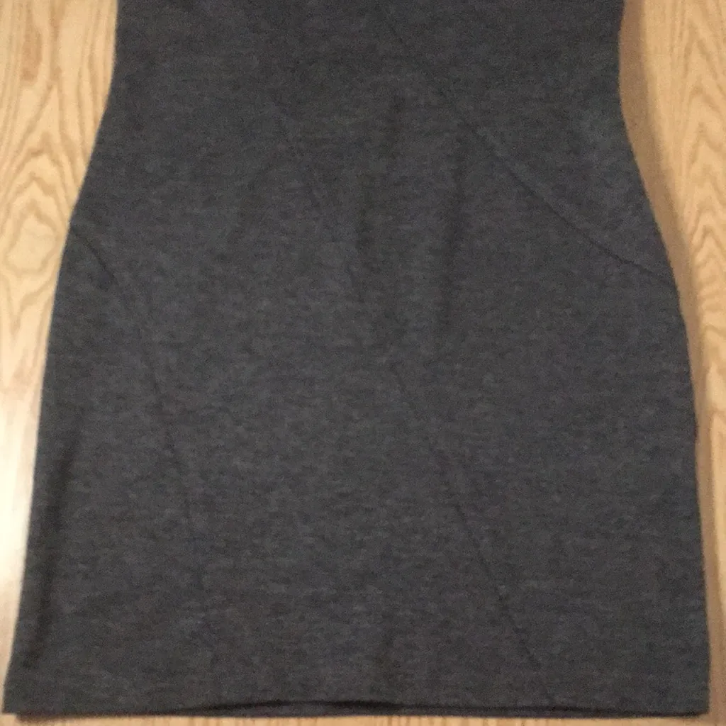 B73 Womens Strapless Dress Work or Play Gray Size Medium - Image 3