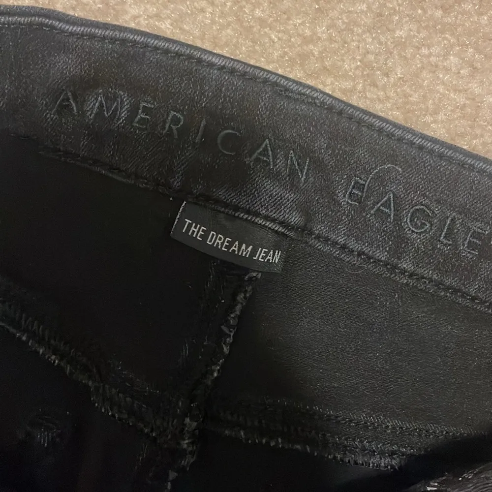 Black skinny jeans with holes - Image 5