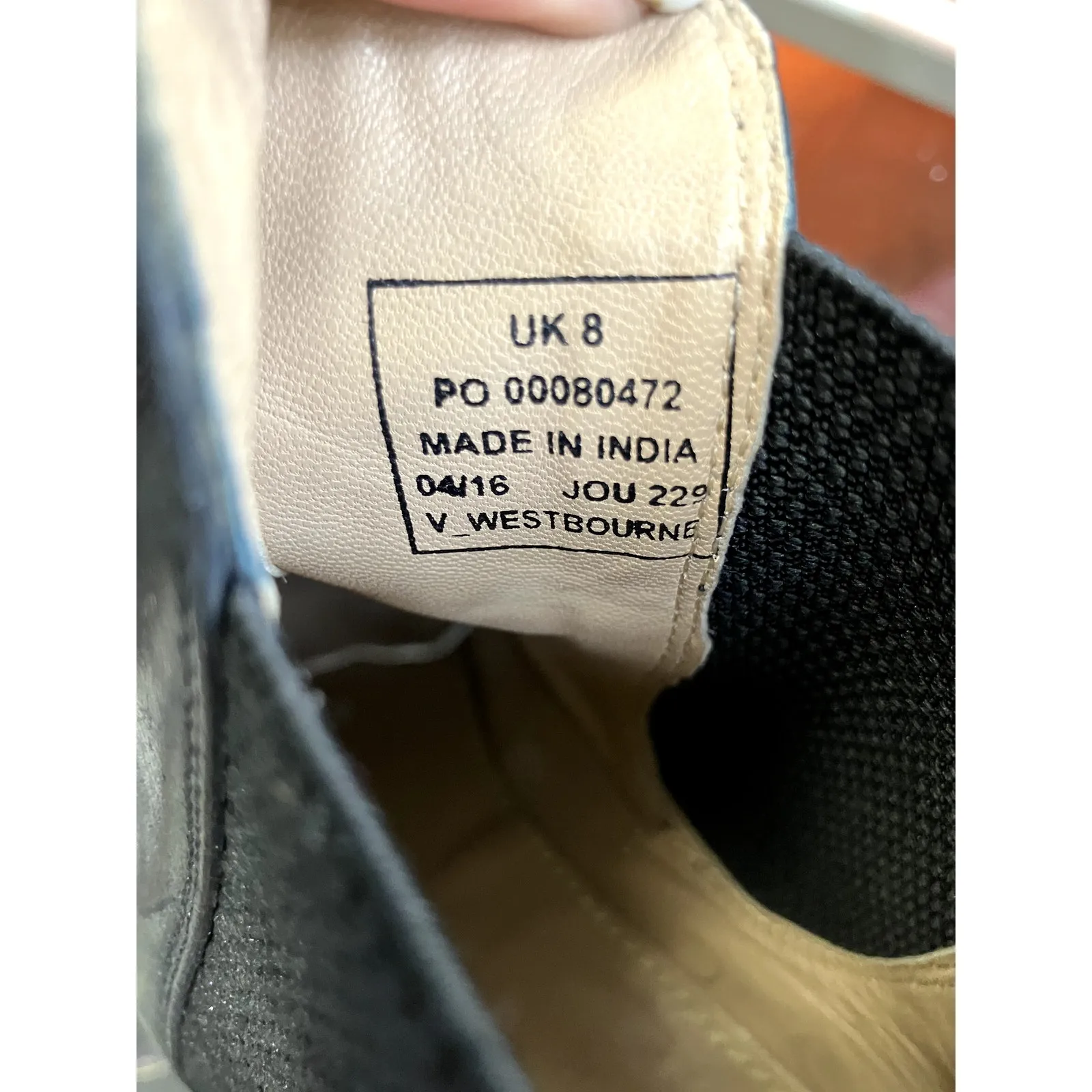 Joules Black and Bronze Chelsea Leather Ankle Boots Size 10 - Image 5