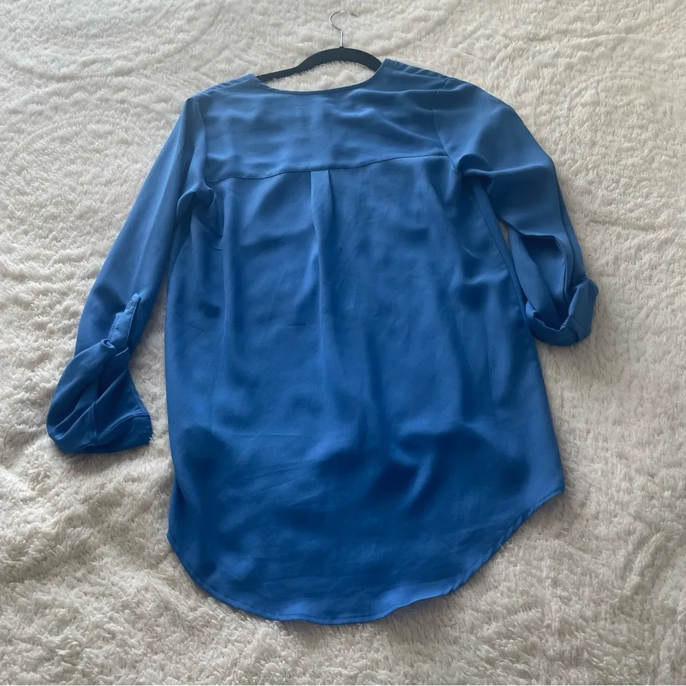 Mossimo Long Sleeve Chiffon Blouse Top Size XS - Image 3