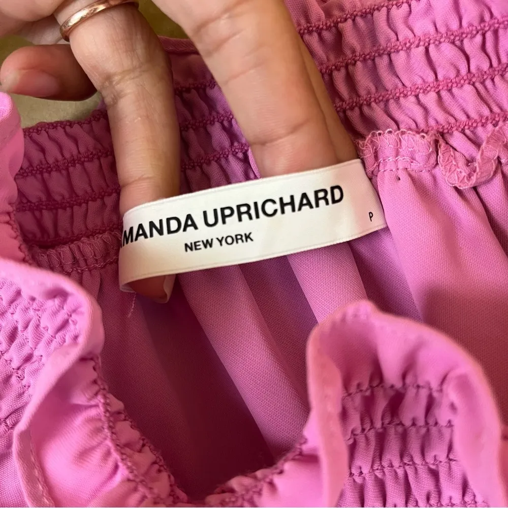 Amanda Uprichard Talita Top in Pompei Pink - Image 7