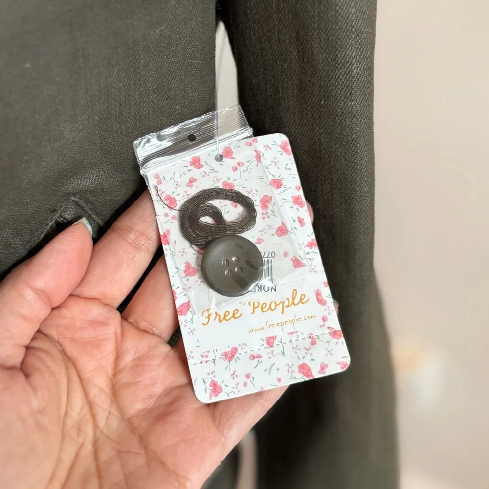 NWT Free People Drape Olive moto Jacket - Image 5