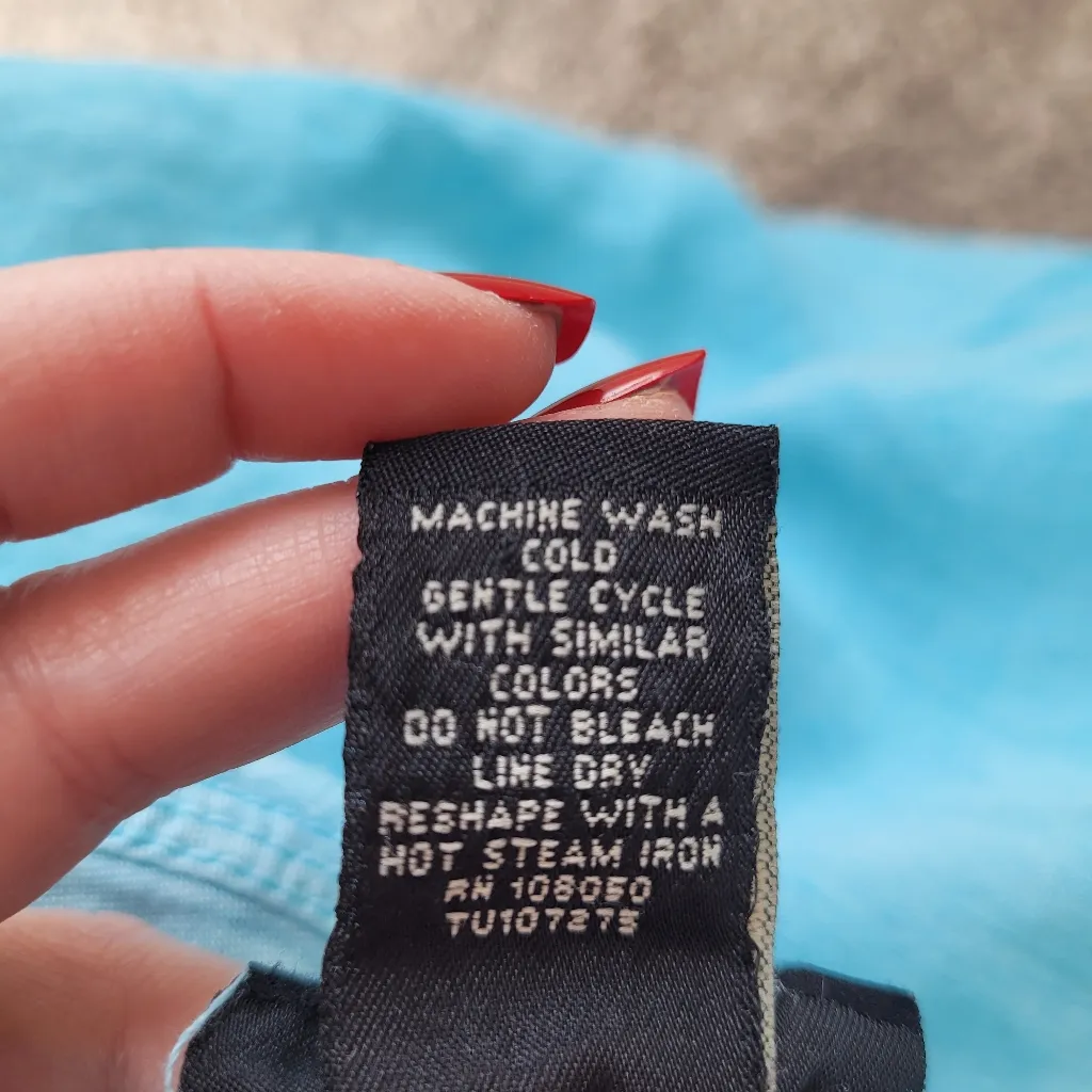 Lane Bryant Blue Ombre Handkerchief Hem Skirt - Image 8