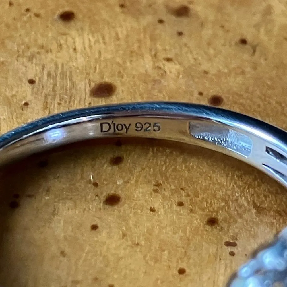 Aurora Borealis Mystic Topaz Sterling Silver Halo Ring Size 10 - Image 5