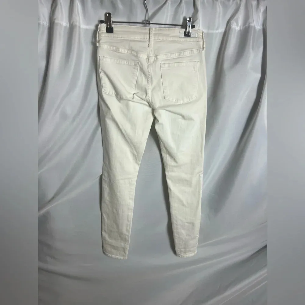 Articles Of Society White Skinny Jeans Womens Size 25 Stretch Denim - Image 2