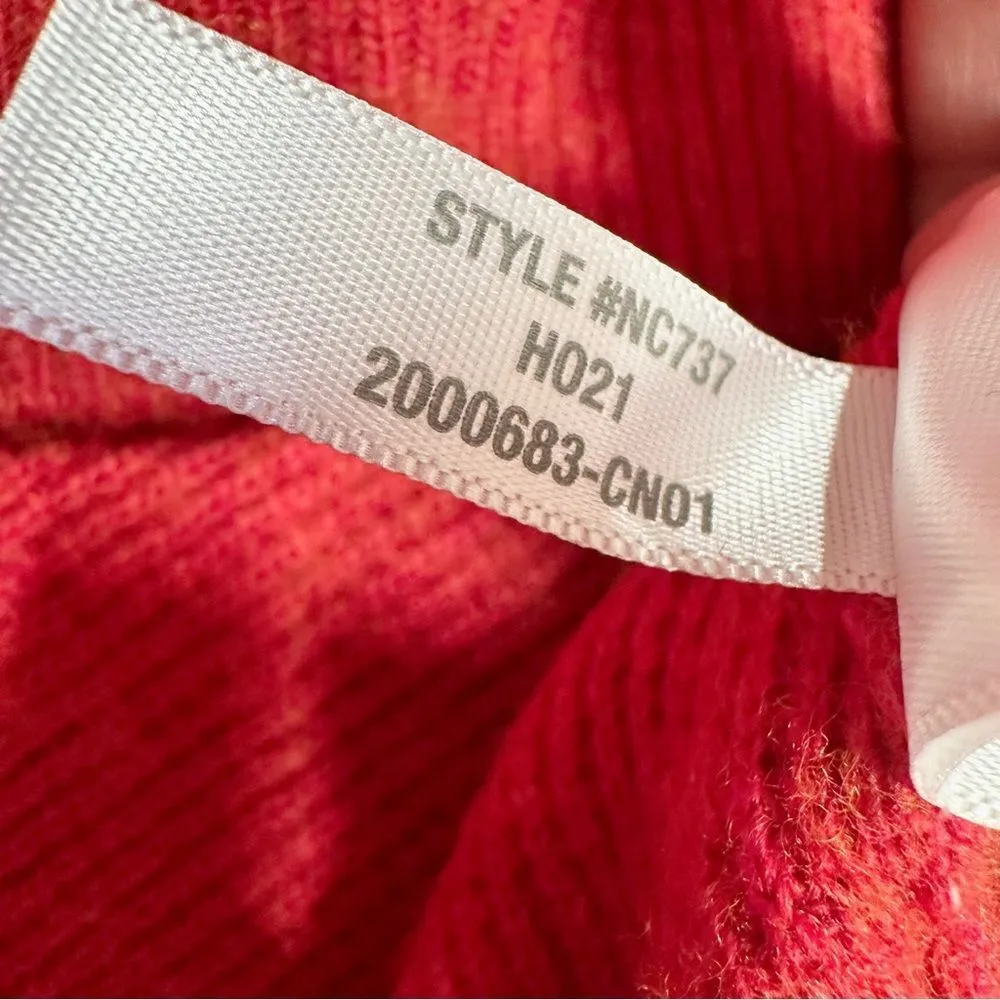 Madewell Asherton Waffle Henley Sweater Wool Alpaca Blend in Heather Poppy XS - Image 12