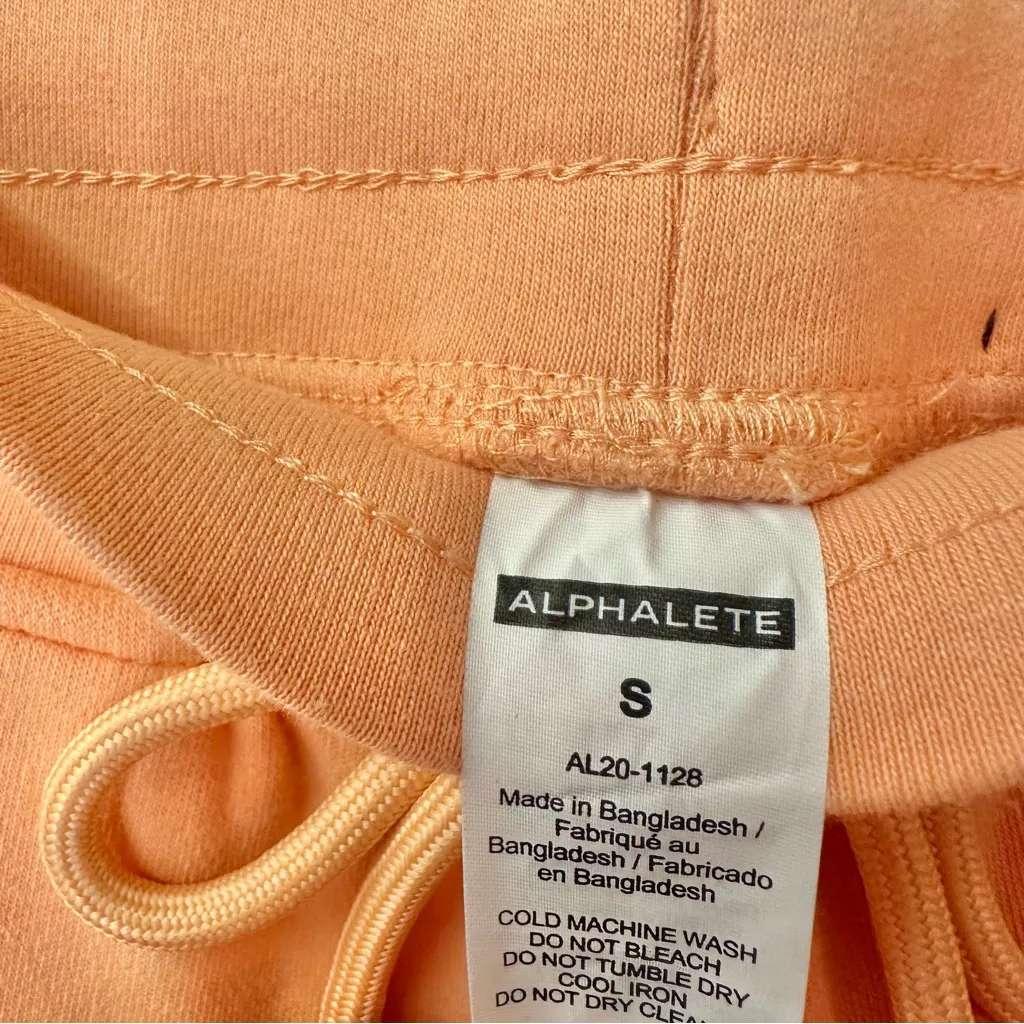 NEW Alphalete Essential Core Joggers Orange Frost - Image 6
