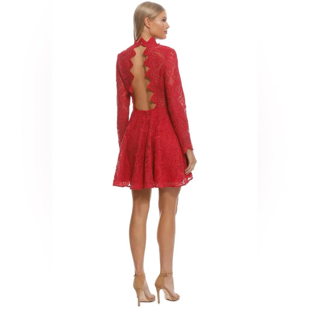 NWT SAYLOR | Raspberry Rita Dress, Size XS - Image 3