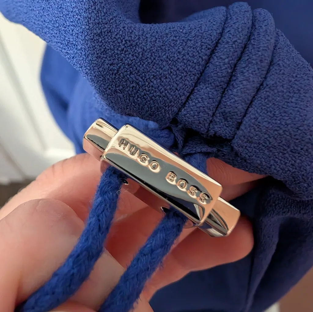 Hugo Boss Runway Edition Demania Cut Out Bodycon Dress W8 Blue - Image 6