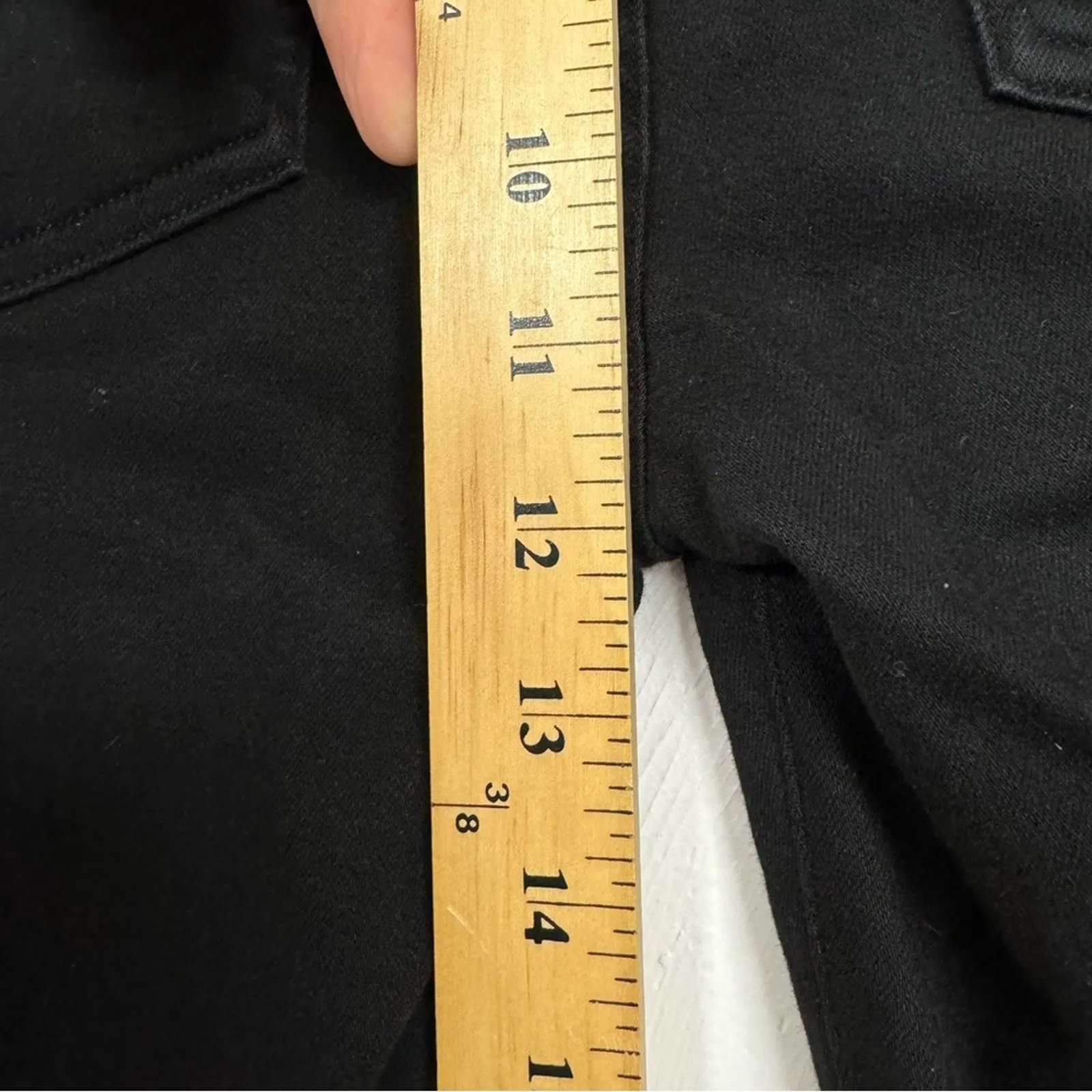 Citizens of Humanity Black Rocket Crop High Rise Skinny Jeans Womens 0 Casual - Image 10