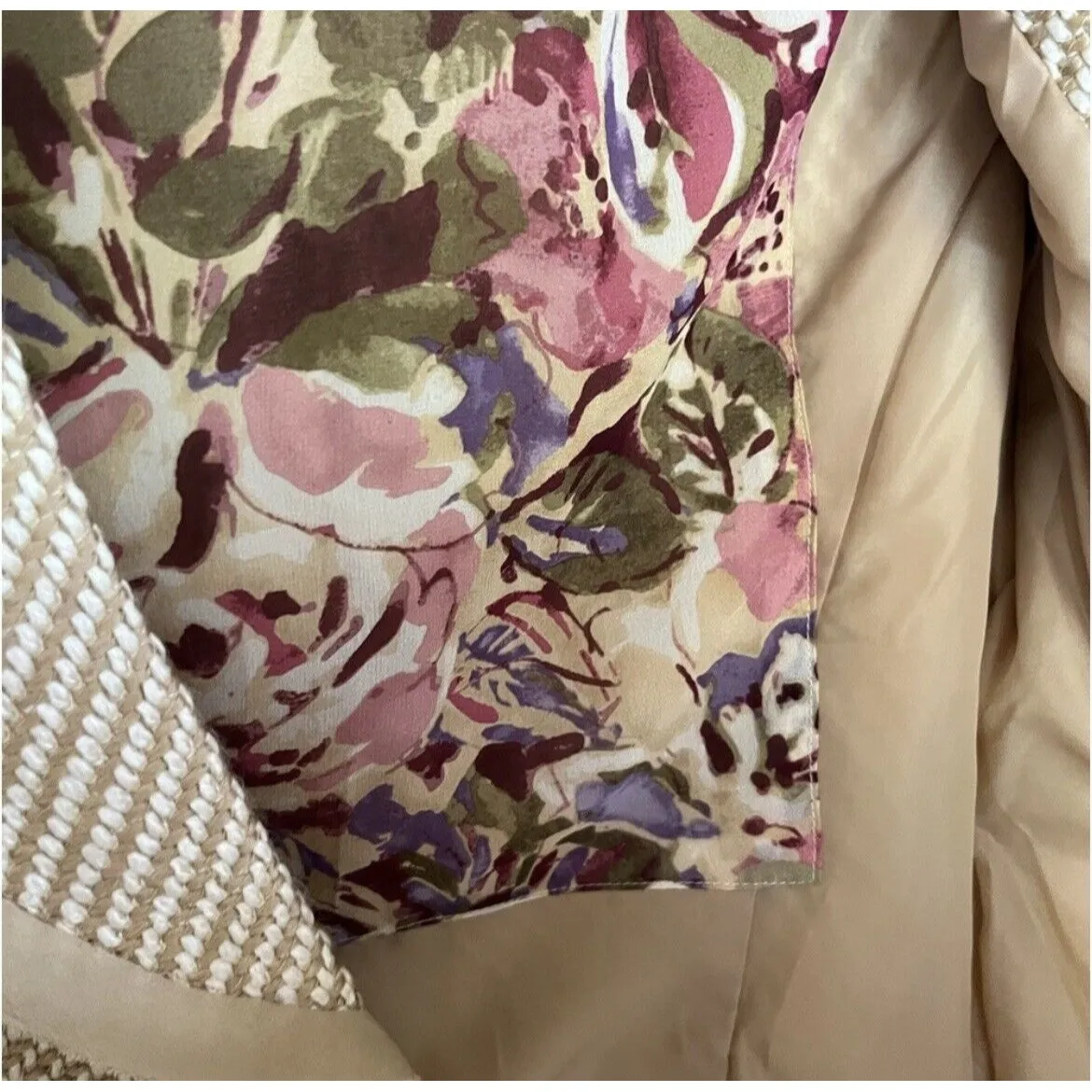 Anthropologie Tapemeasure Woven Tweed Boucle Blazer Size 6 TWEE COQUETTE - Image 4