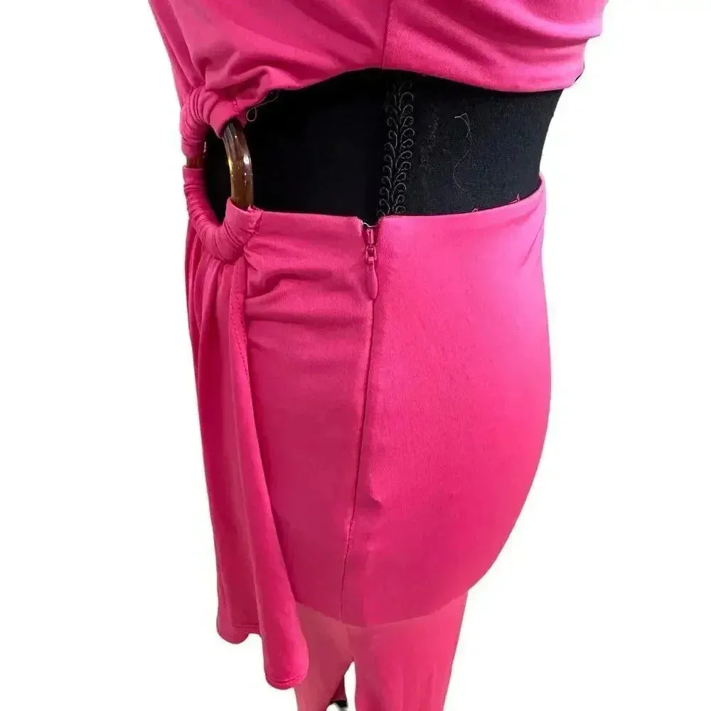 NEW- NWOT Lovers + Friends Hot Pink Encore Dress XS - Image 9