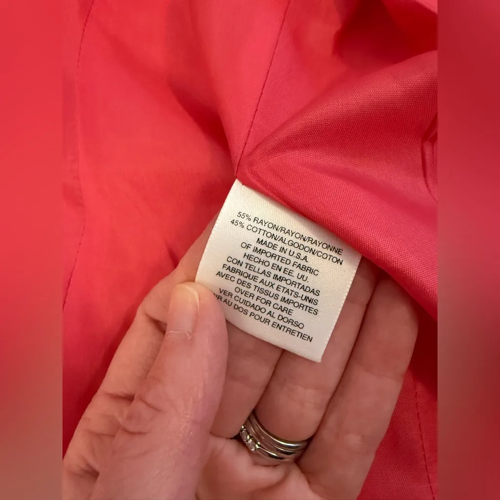 Oscar De La Renta Pink Jacket Size 14 - Image 13