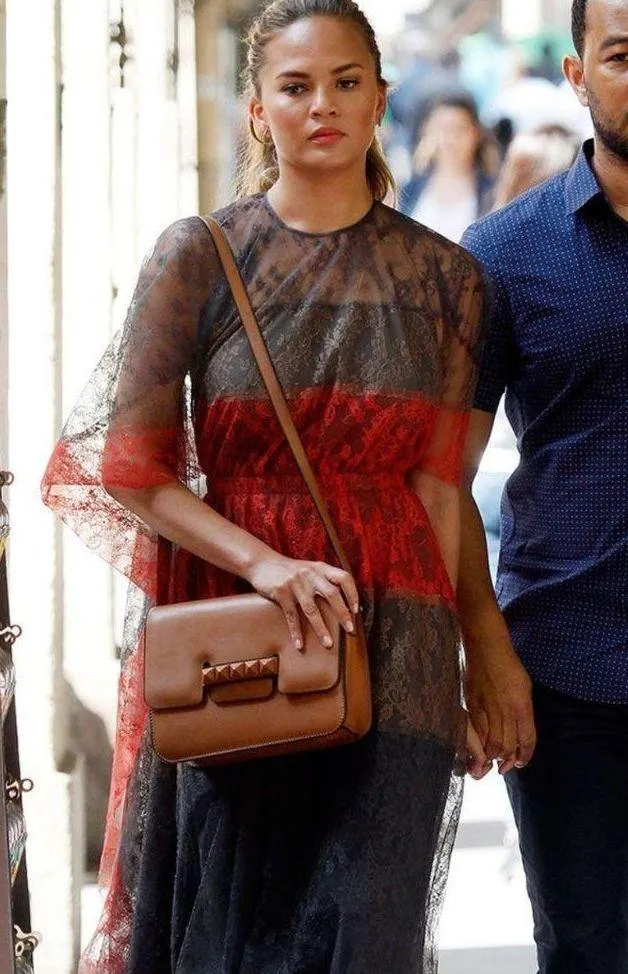 NWOT Valentino lace cape sleeve dress - Image 4