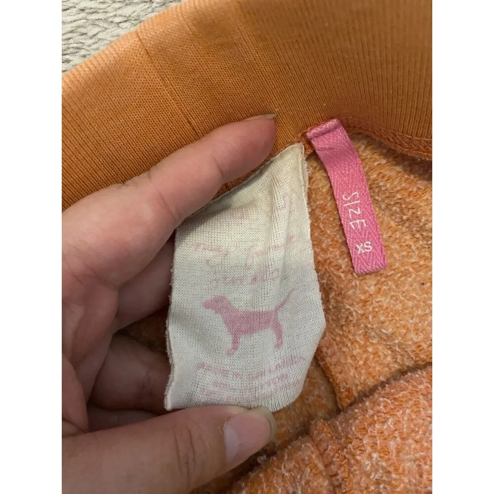 Pink Victoria's Secret Joggers Women's Extra Small Y2K Sweatpants Crop Dog - Image 8