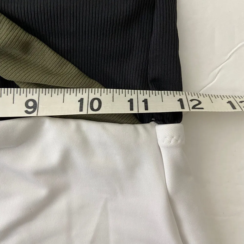 SANCTUARY Color Block Long Sleeve One Piece Cutout Swimsuit Women’s Small ($119) - Image 10