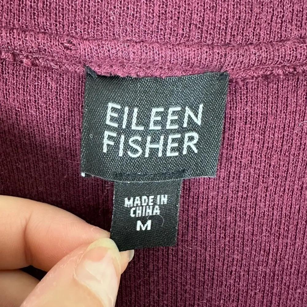 EILEEN FISHER Wool Cardigan Size M - Image 6