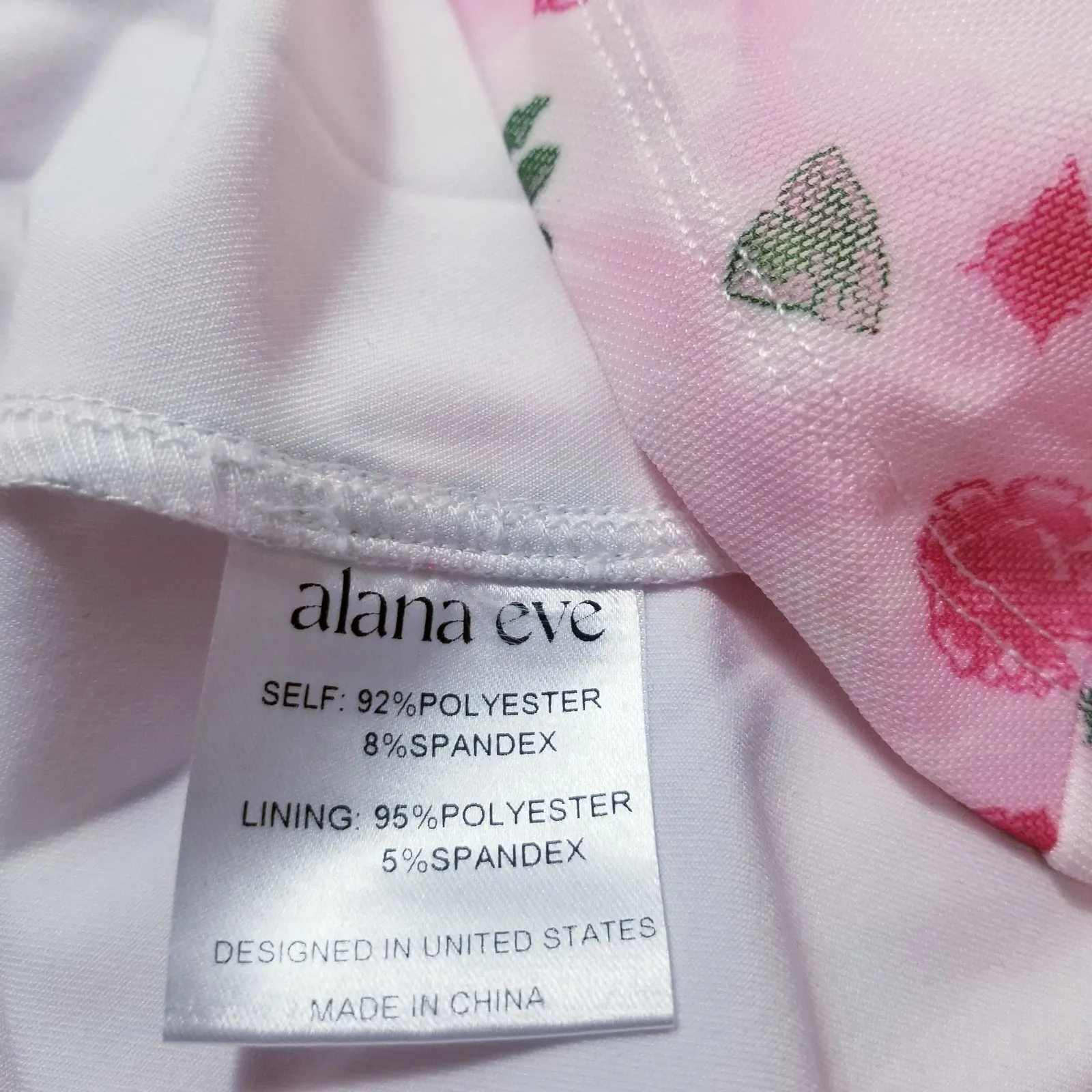 Alana Eve Pink Scarlett Garden Rose Mini Dress Long Dress Collared Button Front Size 2X - Image 12