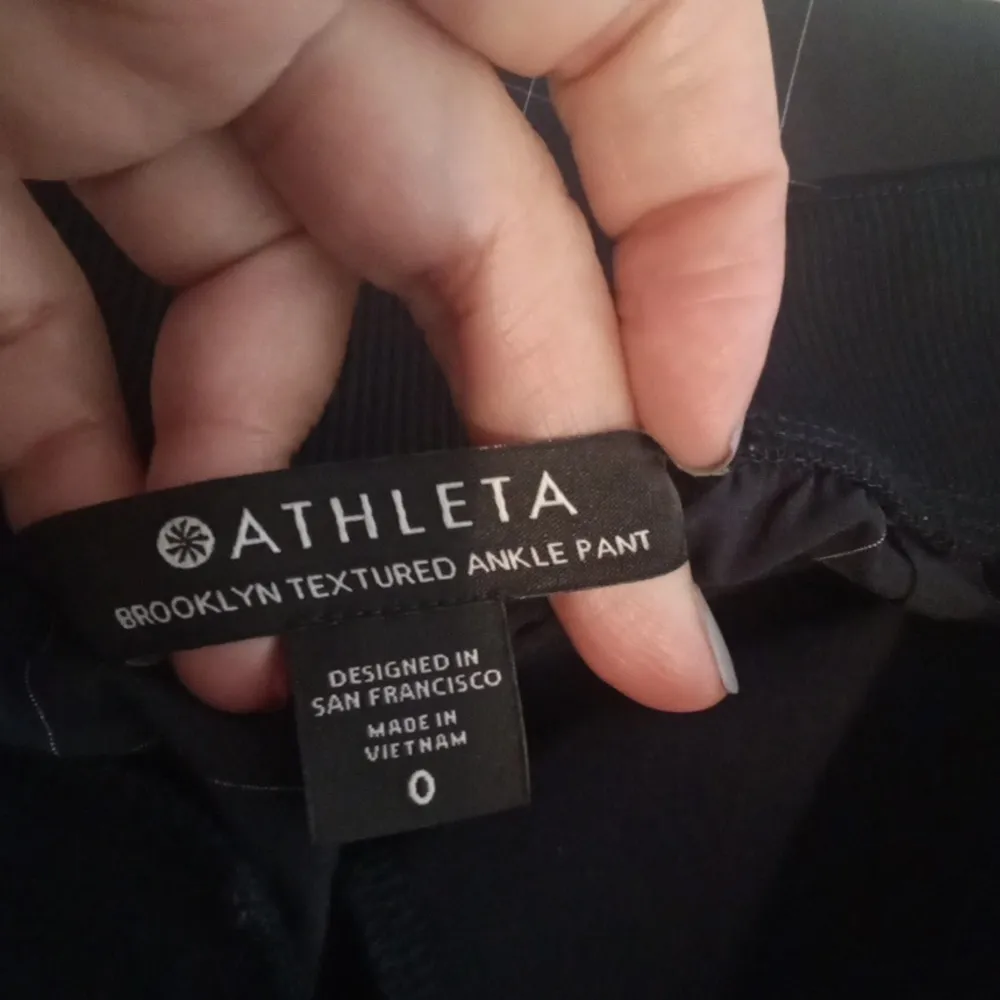 Athleta Brooklyn textured ankle pant career business women's size 0 - Image 4