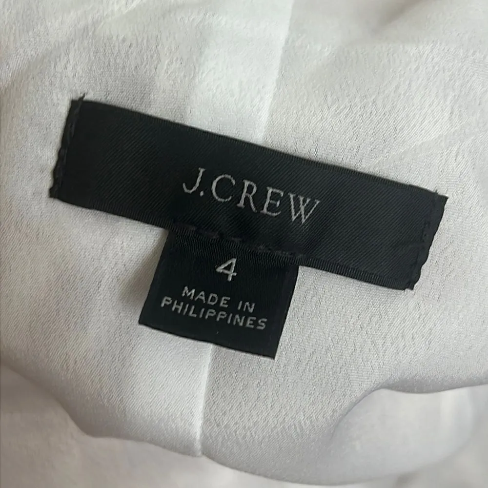 J.Crew One-shoulder ruffle dress in Italian ikat leopard 4 - Image 4