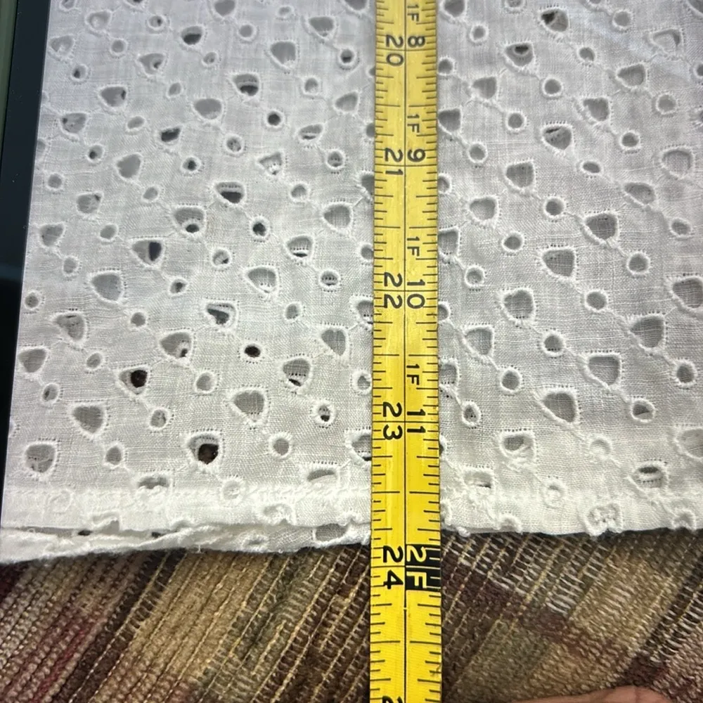 Frame white eyelit med beautiful top - Image 5