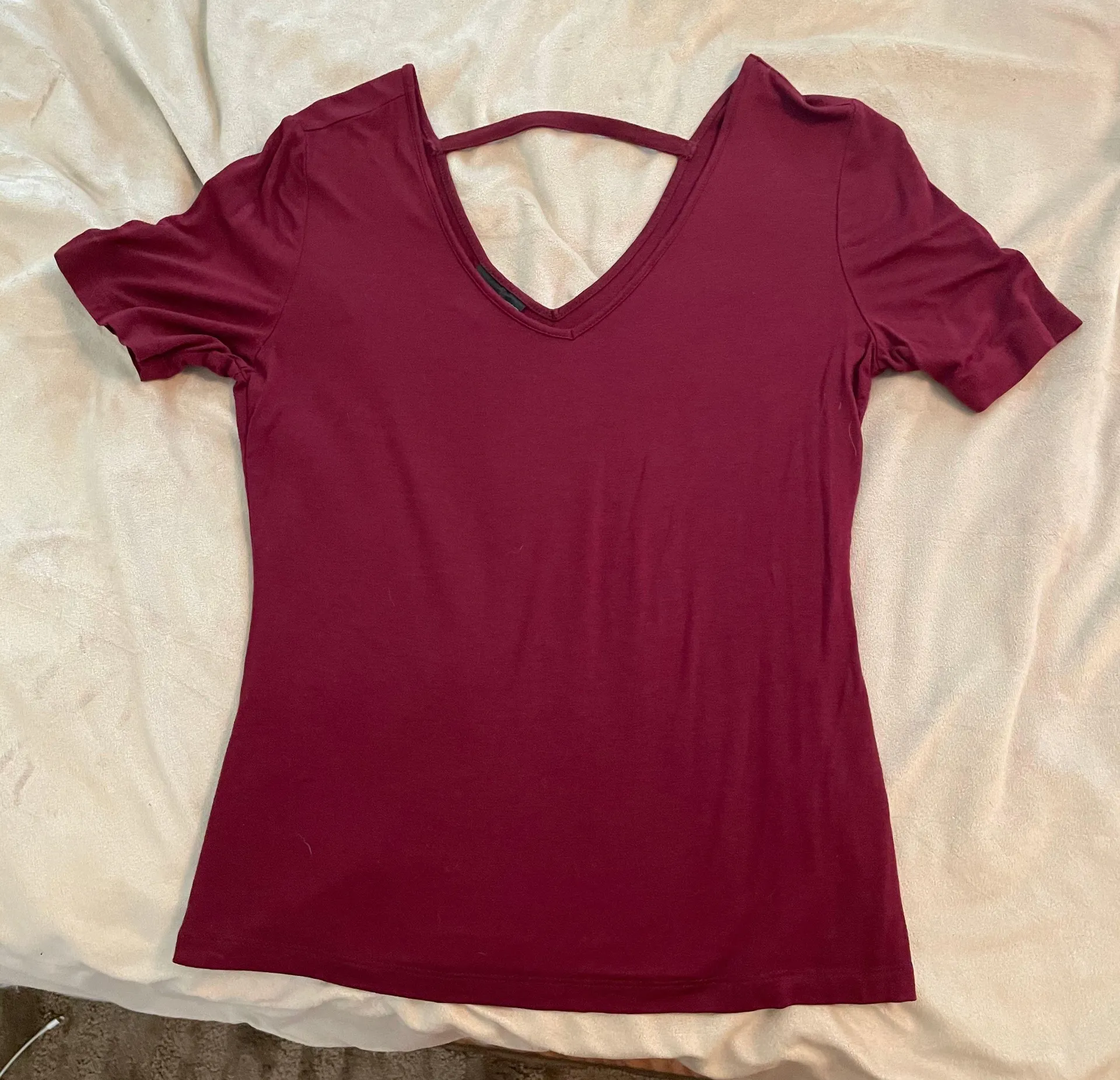 Soft Red Tee Shirt - Image 4