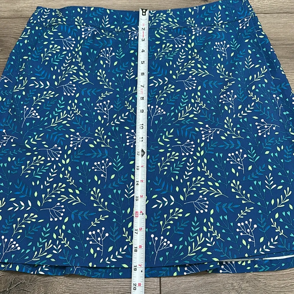 RipSkirt Hawaii‎ 19” Wrap Beach Coverup Skirt Blue Print Size Large - Image 10