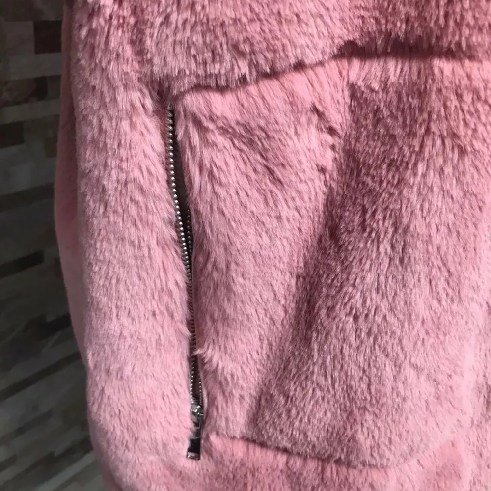 URBAN Republic Women faux Fur Coat Teddy coat Sz Large - Image 6