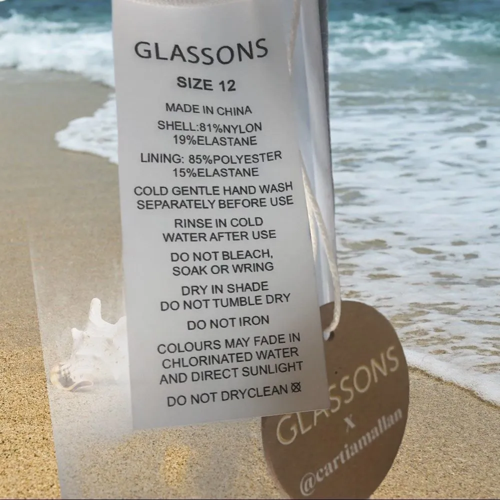 Nwt! Glassons 2 piece white textured bikini - Image 6