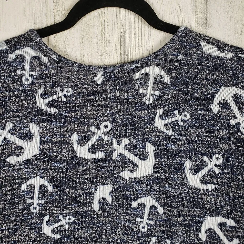 New Directions Weekend Anchor 3/4 Sleeve V - Image 9