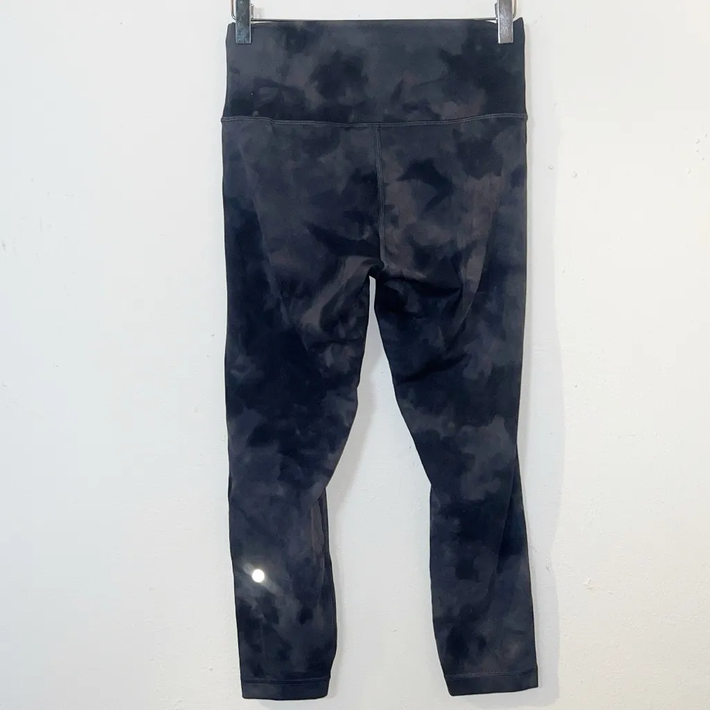 Lululemon crop pitch gray graphite gray diamond dye align leggings - Image 5