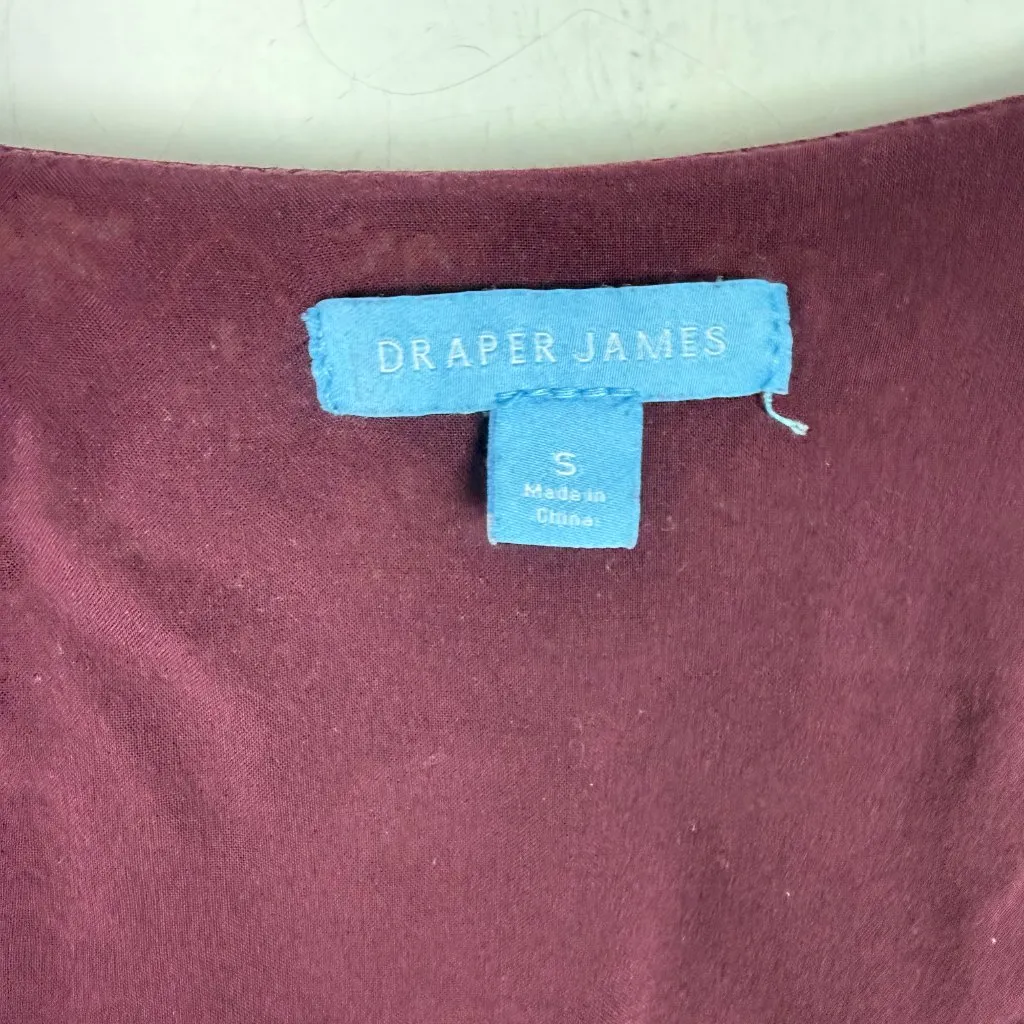 Draper James  Allover Geo Print Long Sleeve Squareneck Top Size Small S EUC - Image 6