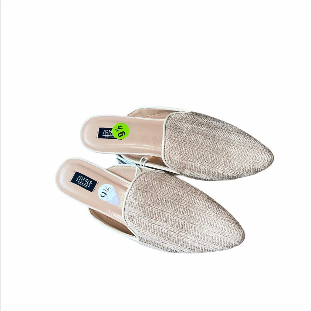 NEW Jones New York Woven Tan Slip On Mule - Image 6