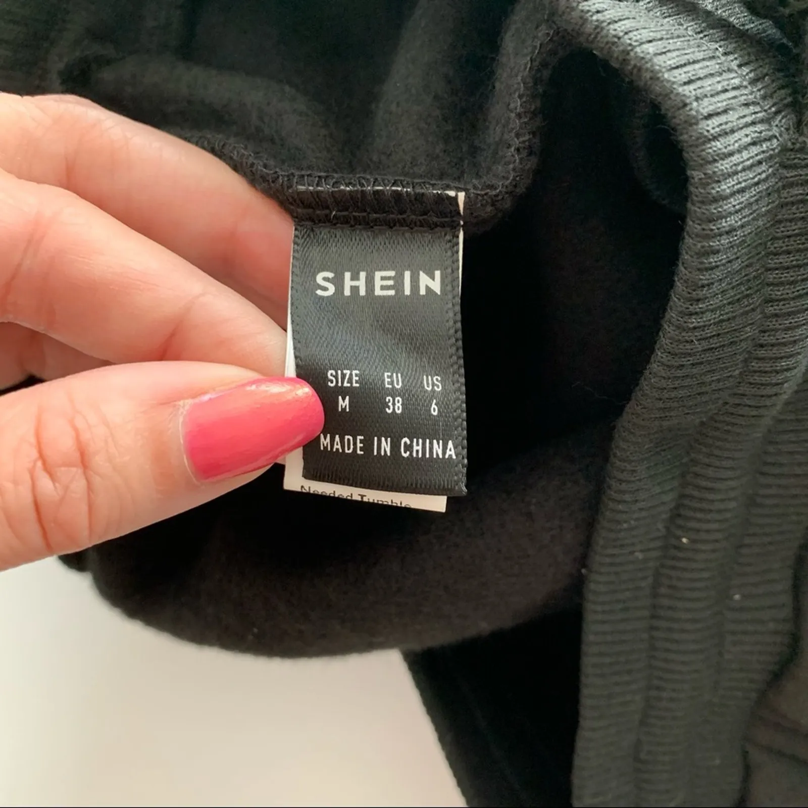 Via Penny Lane Reworked Apparel | Don’t Cha Black Graphic Shorts Medium - Image 5