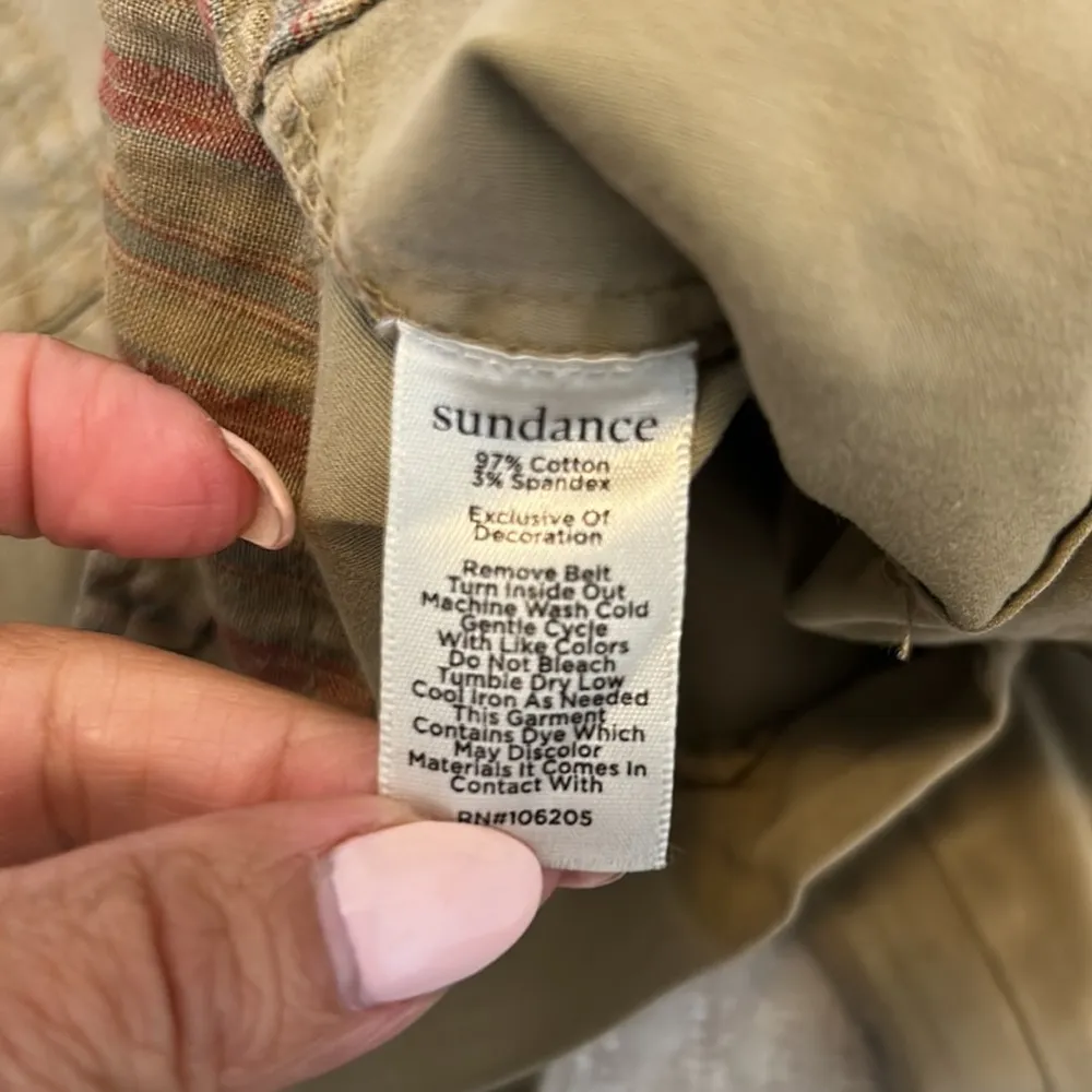 Sundance Primrose Bloom Embroidered Cargo Pants - Image 9