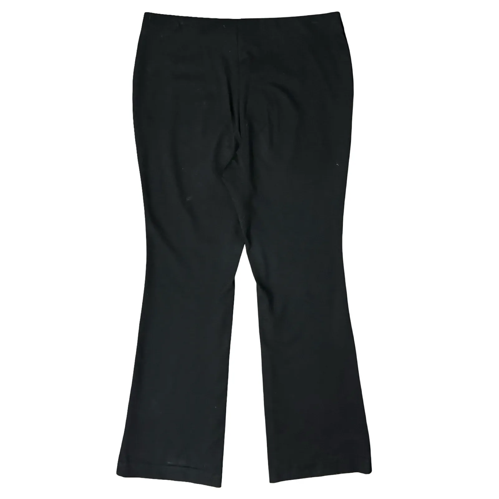 Alfani Black Stretch Button Detail Bootcut Slacks Trousers size M Professional - Image 3